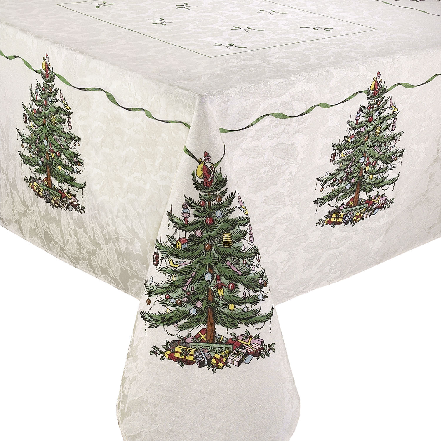 Christmas Tree 60" x 102" Oblong Tablecloth image number null